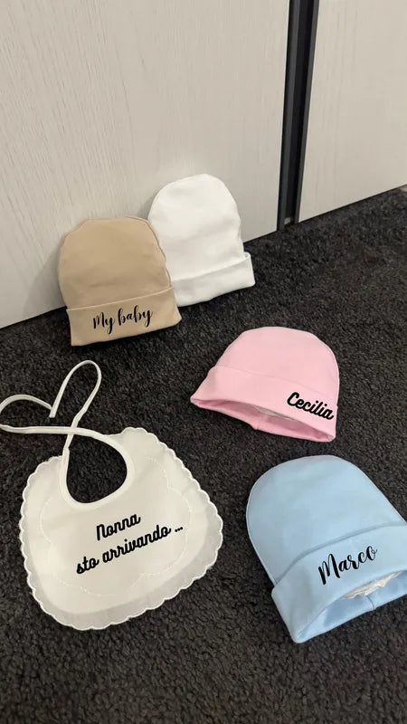 Cappellino Neonato Personalizzato