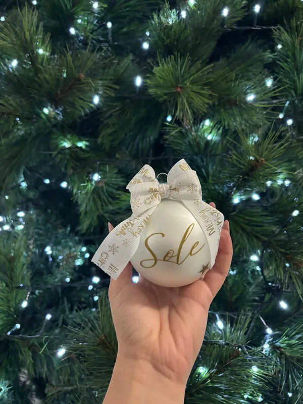 Sfere di Natale Personalizzata