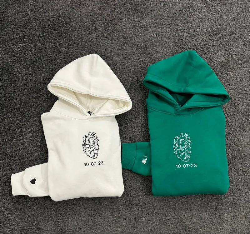 Felpa Personalizzata con Cuore Anatomico