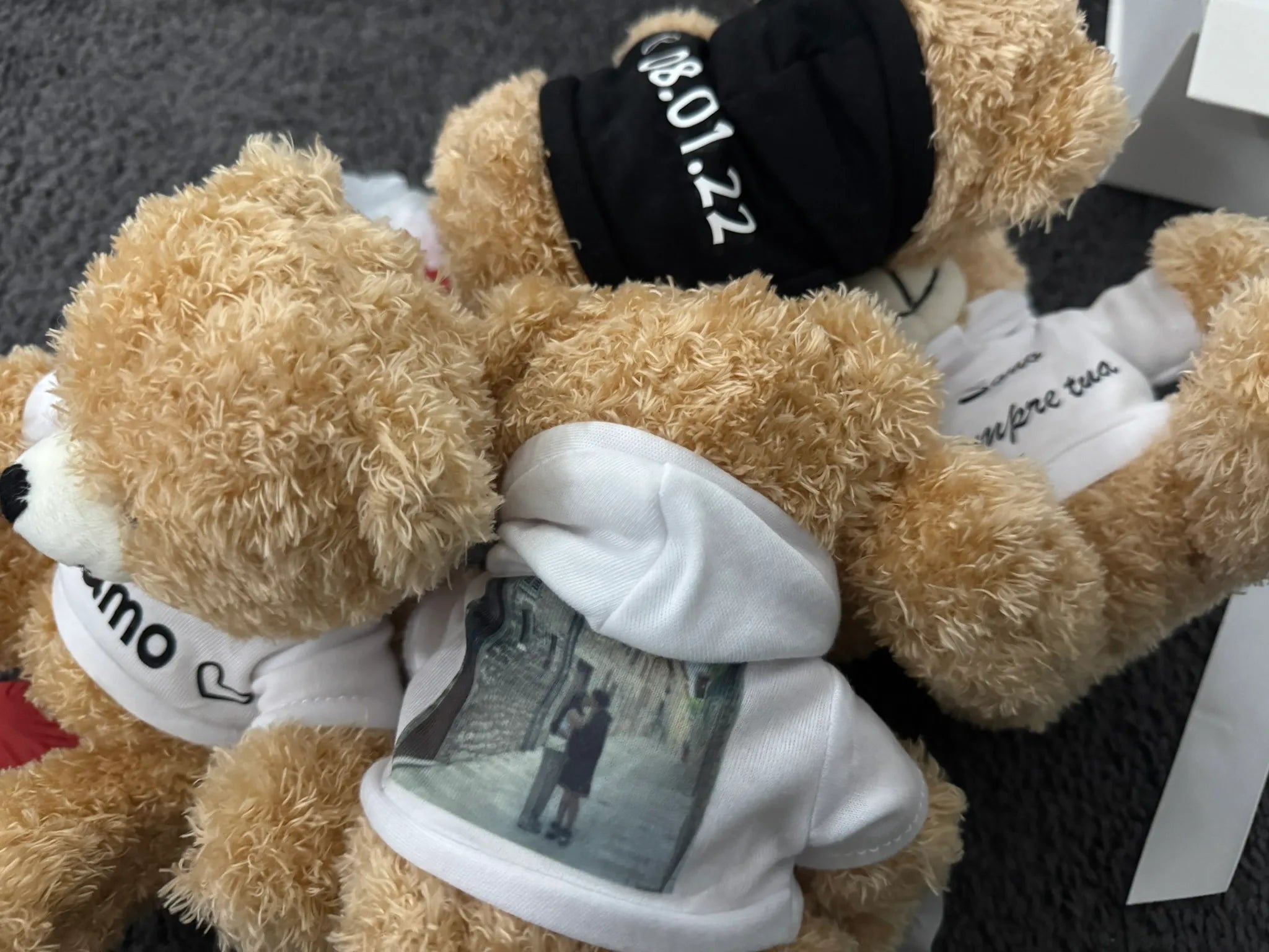 Peluche Teddy con Felpa Personalizzata