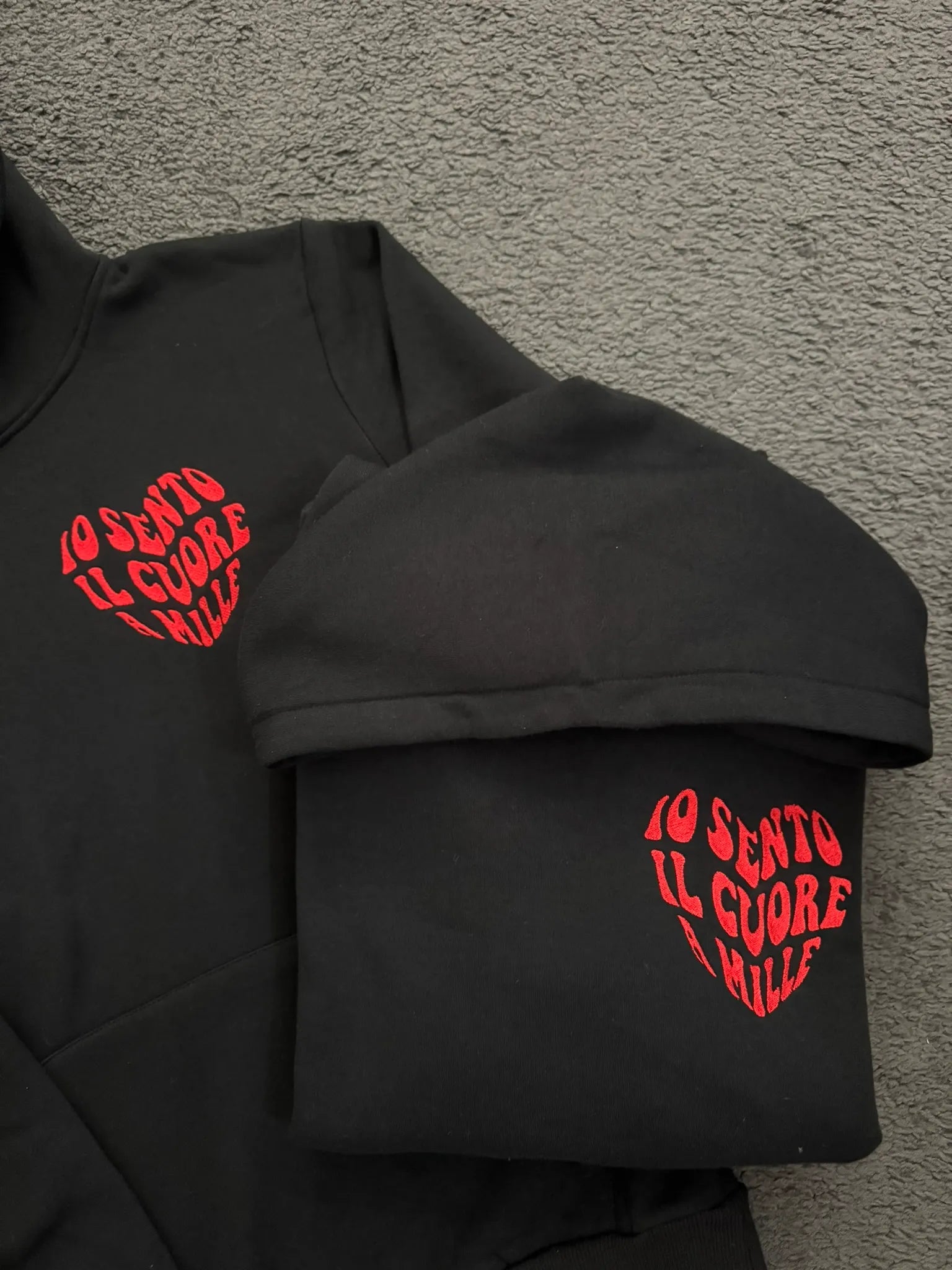 Felpa Personalizzata con Sento il Cuore a Mille