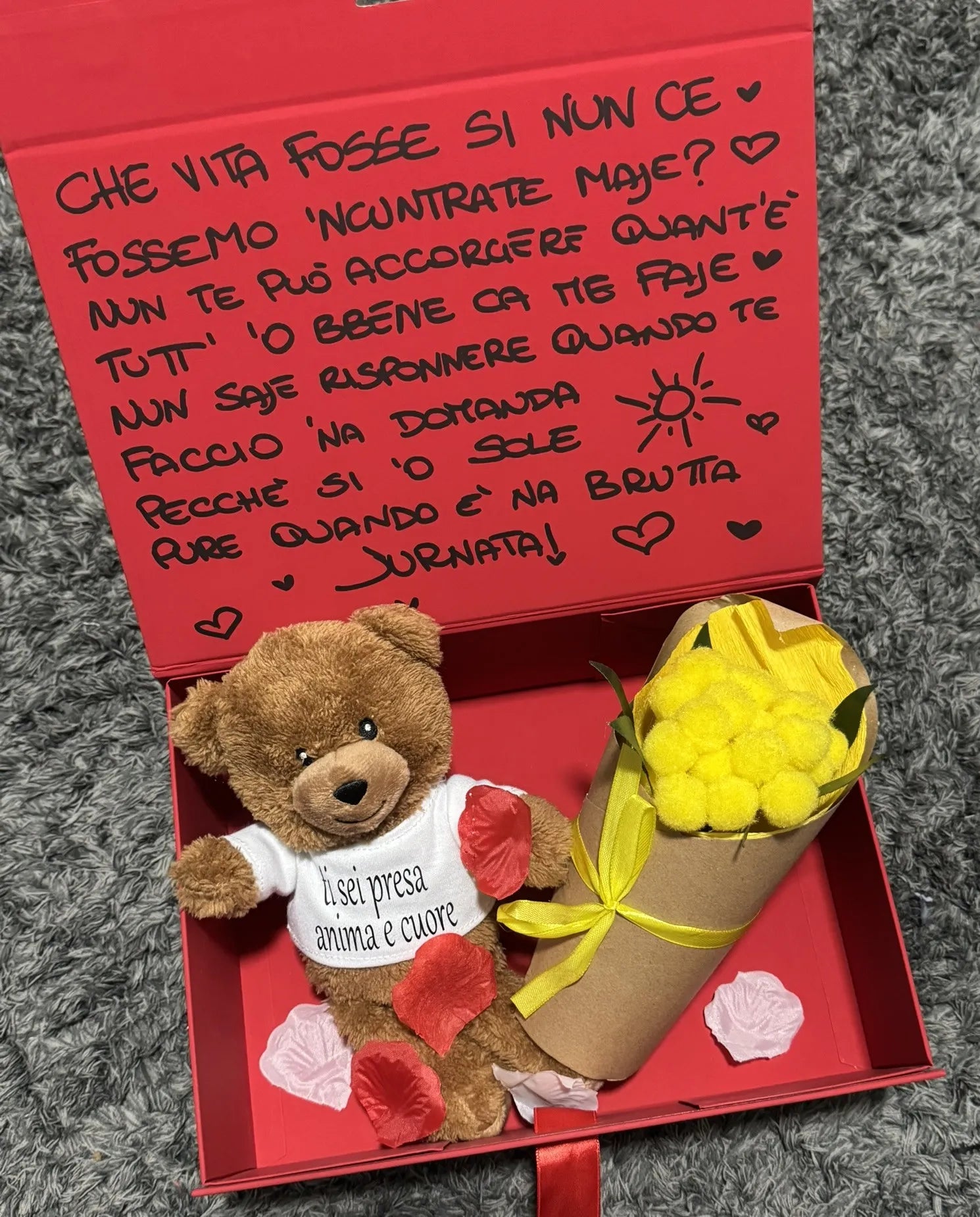 Peluche Teddy con T-shirt Personalizzata