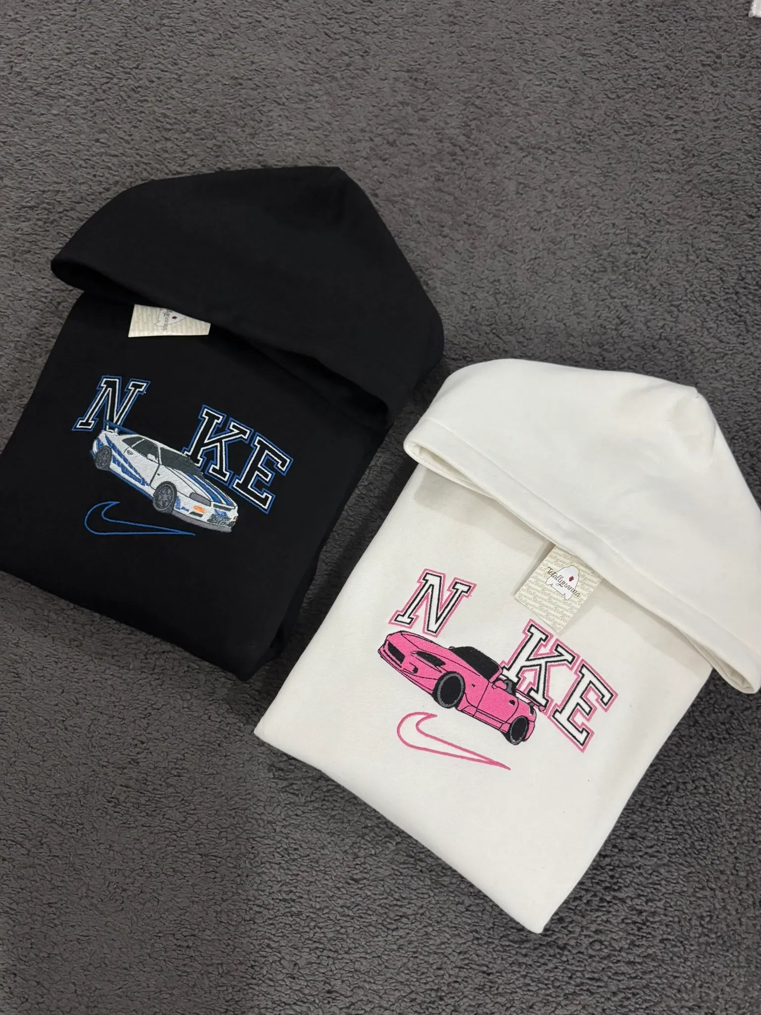 Felpa Personalizzata con Scritta N*ke e Personaggio