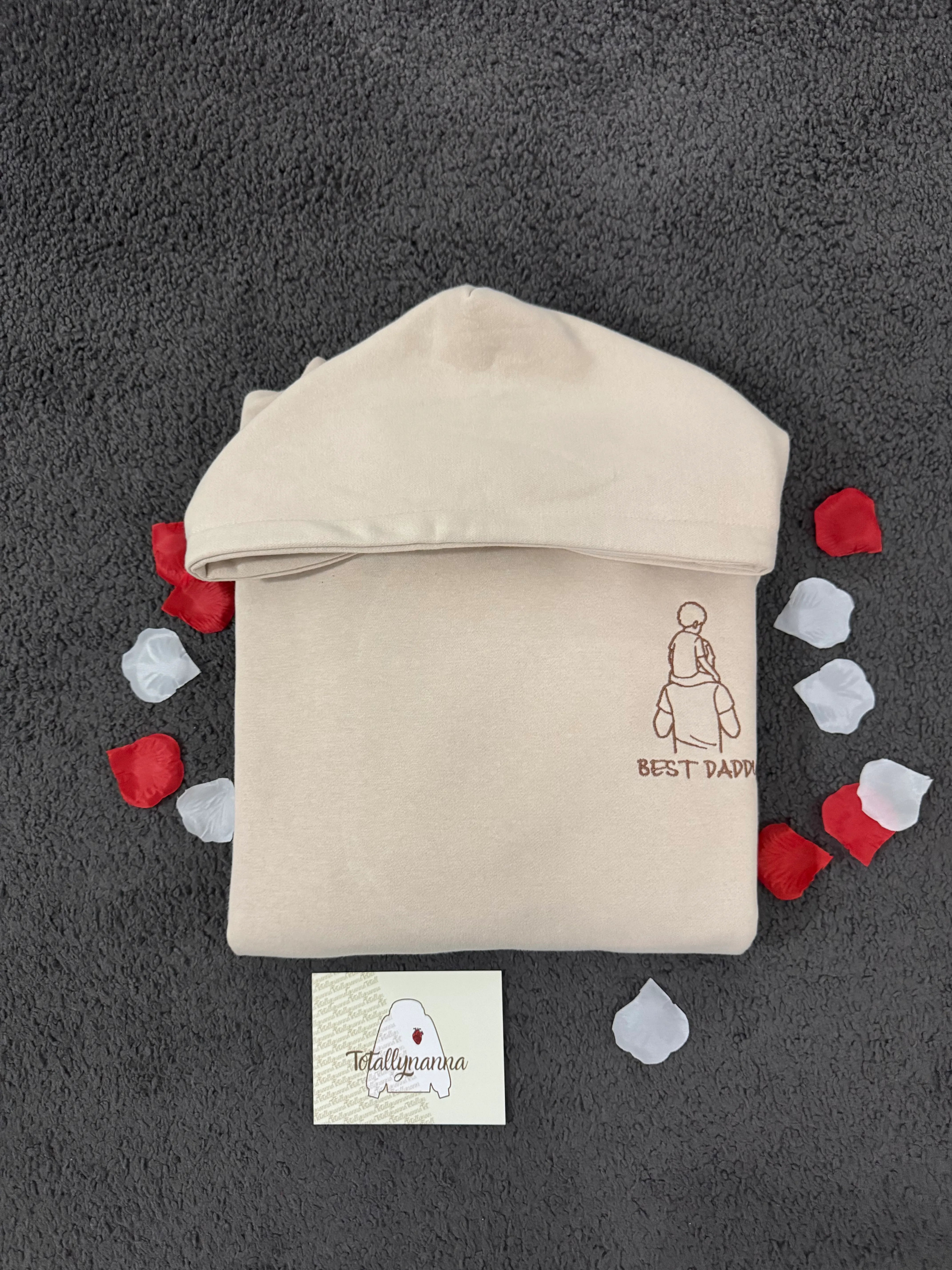 Felpa Personalizzata con Foto Stilizzata Papà