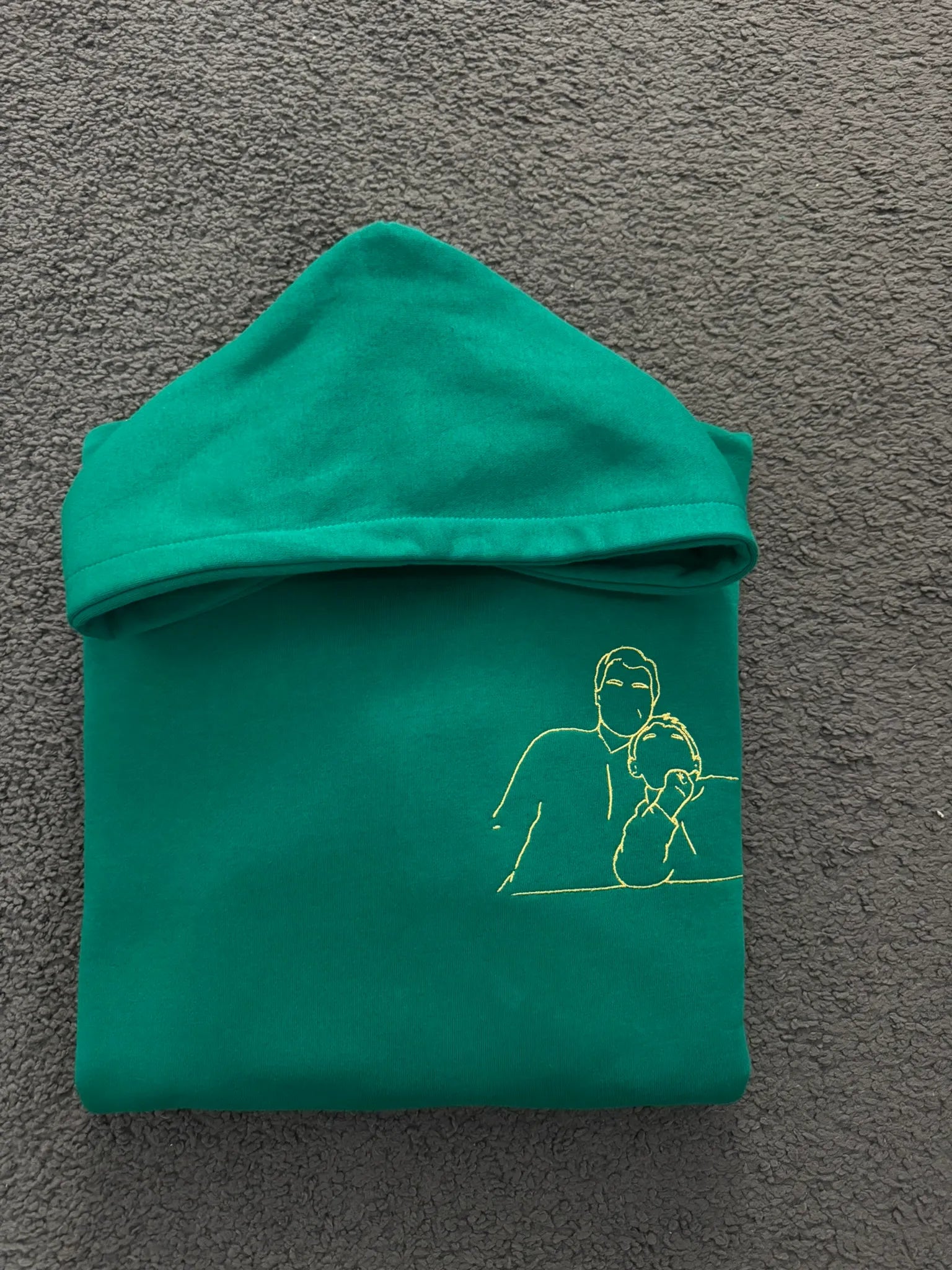 Felpa Personalizzata con Foto Stilizzata Papà