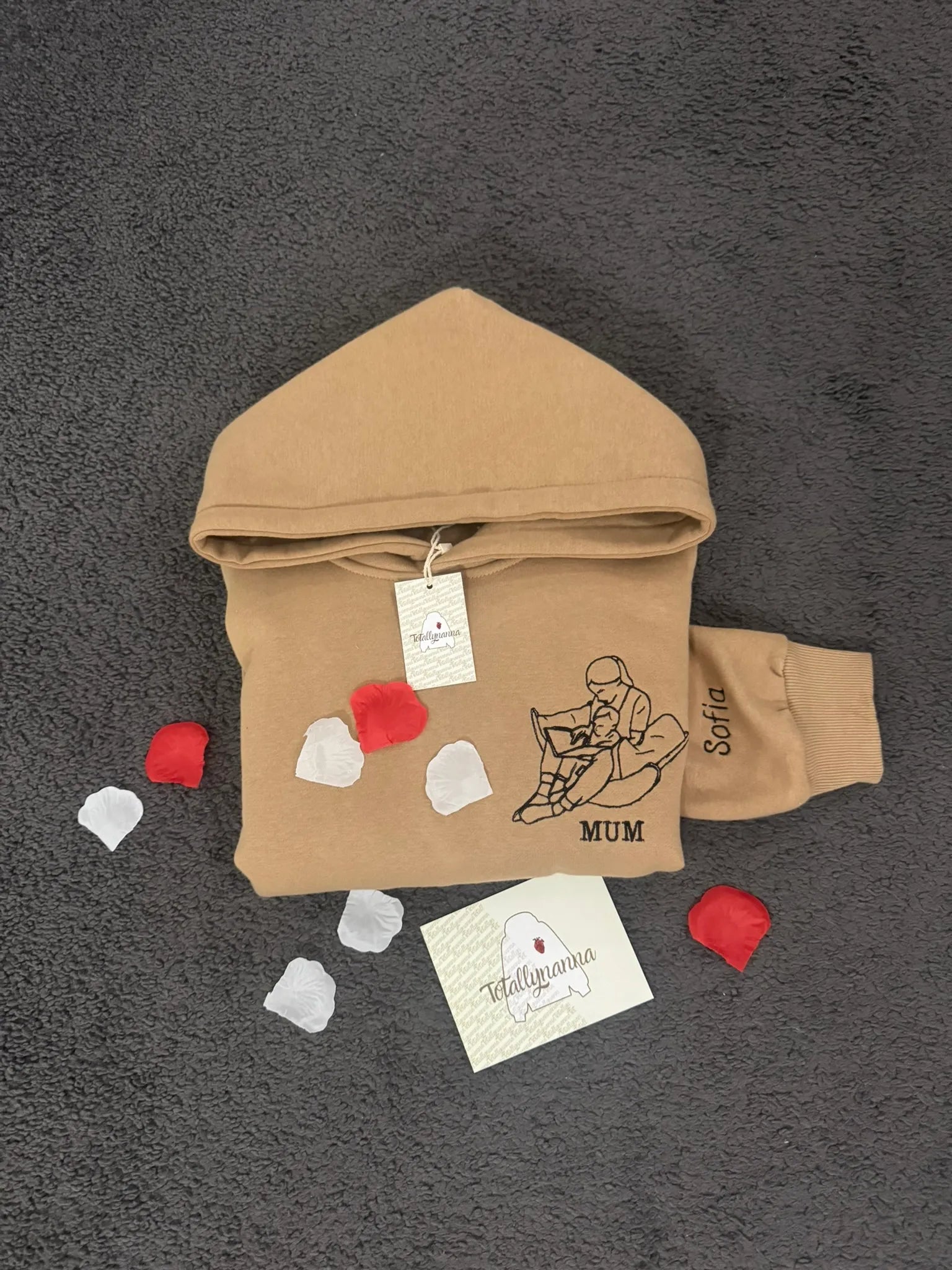 Felpa Personalizzata con Foto Stilizzata Mamma
