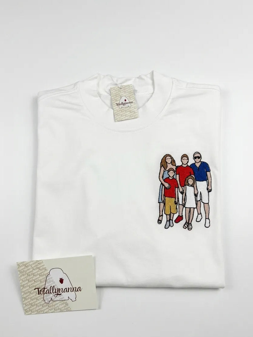 T-shirt Personalizzata con Foto a Colori Coppia