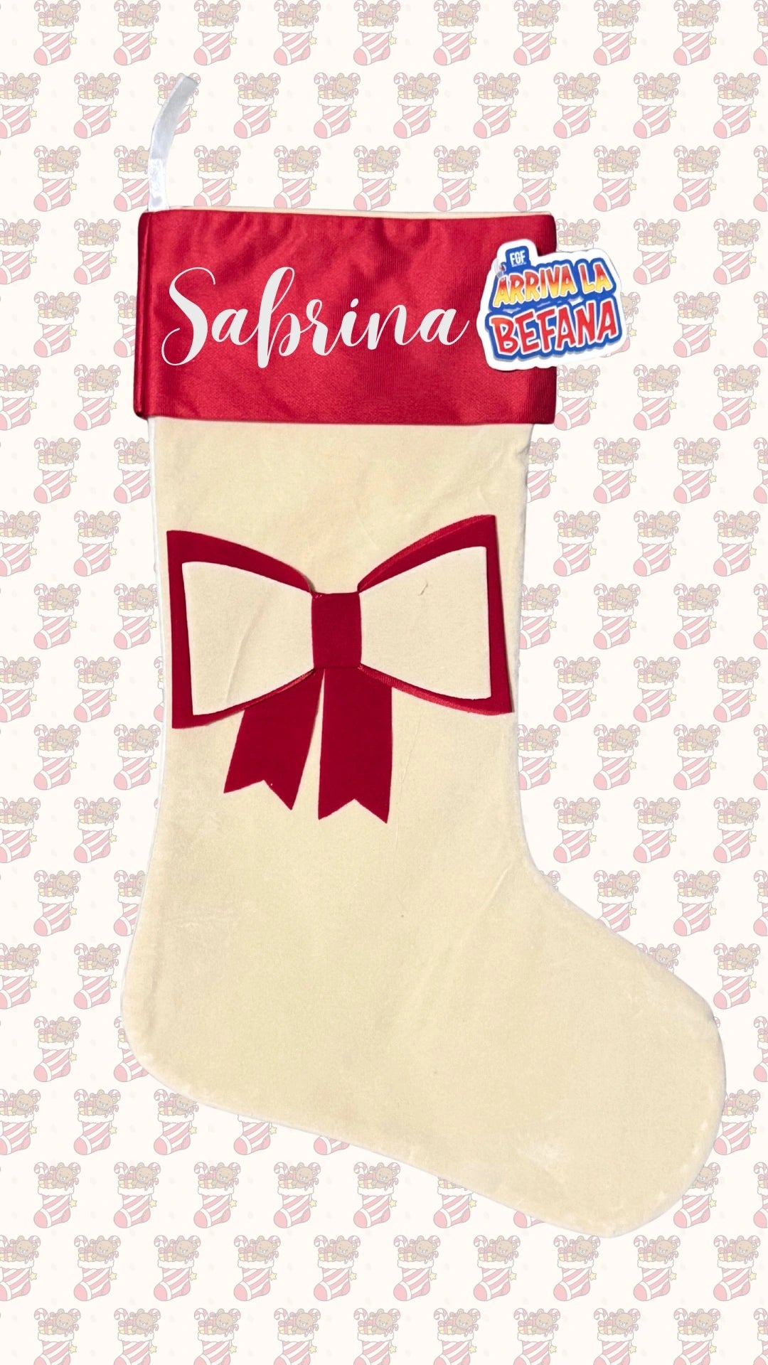 Calza della Befana Personalizzata