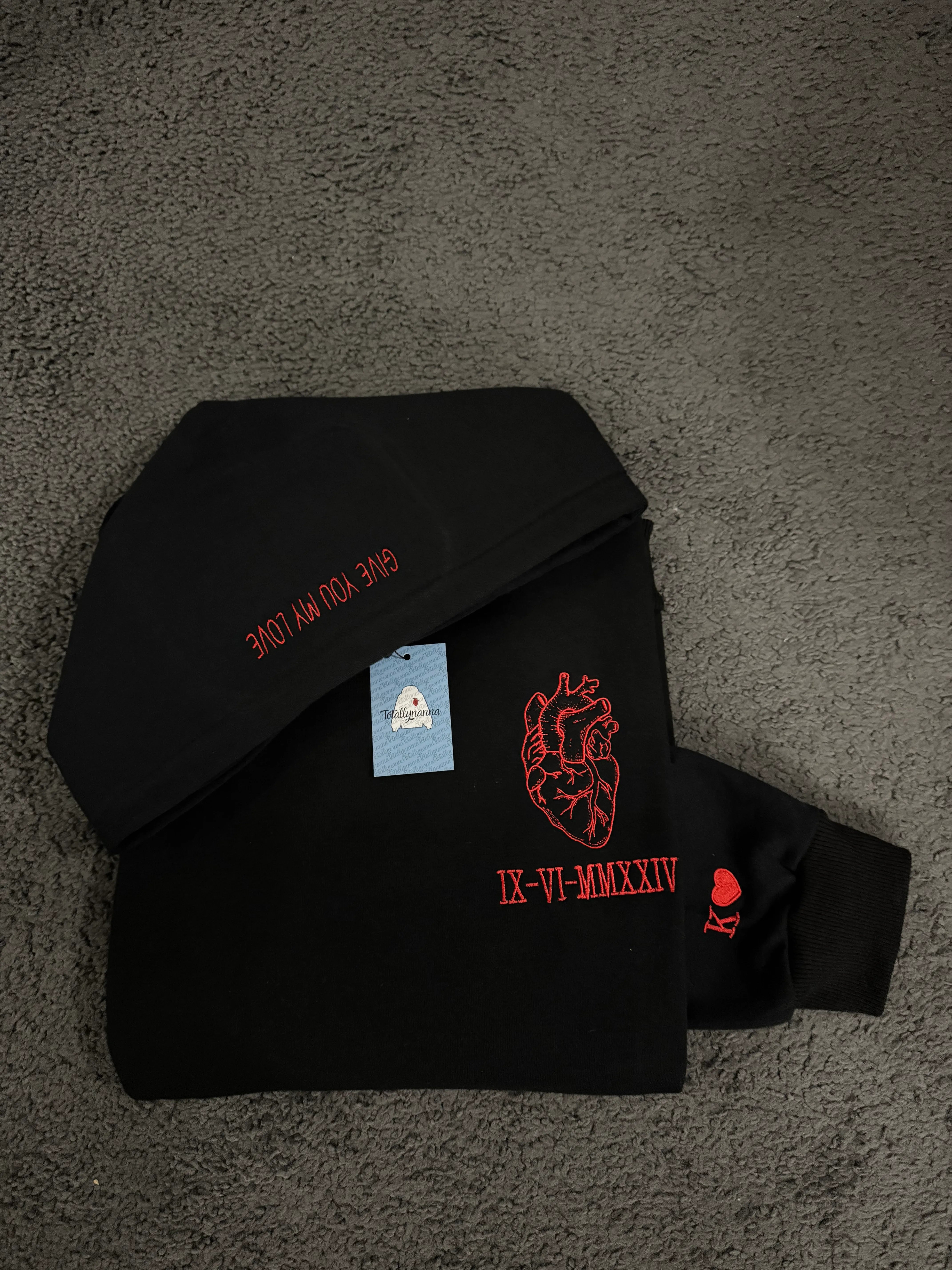 Felpa Personalizzata con Cuore Anatomico