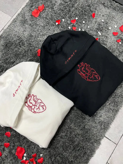 Felpa Personalizzata con Cuore Anatomico