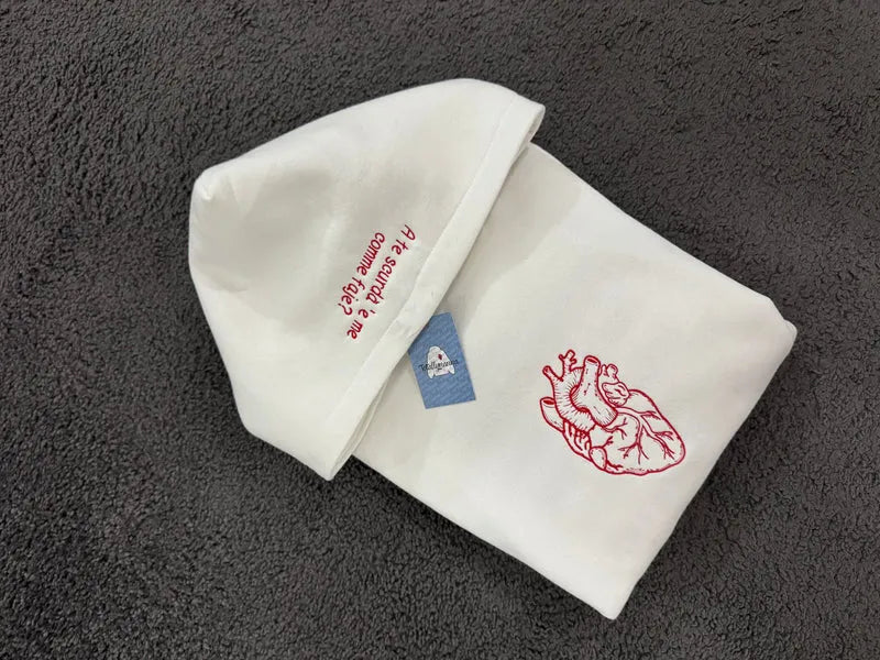 Felpa Personalizzata con Cuore Anatomico