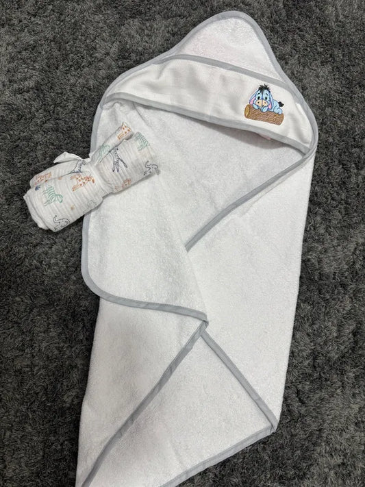 Accappatoio Neonato Personalizzato con Ricamo