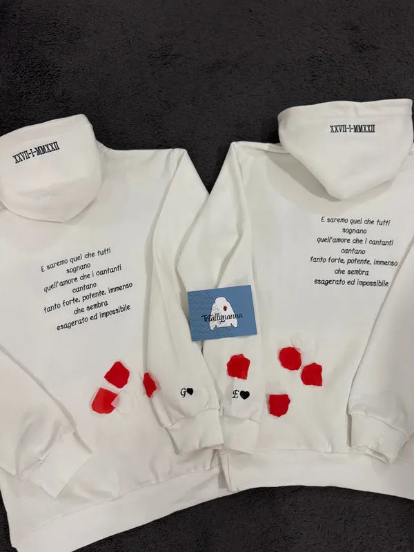 Felpa Personalizzata con Frase