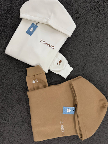 Felpa Personalizzata con Data in Numeri Romani