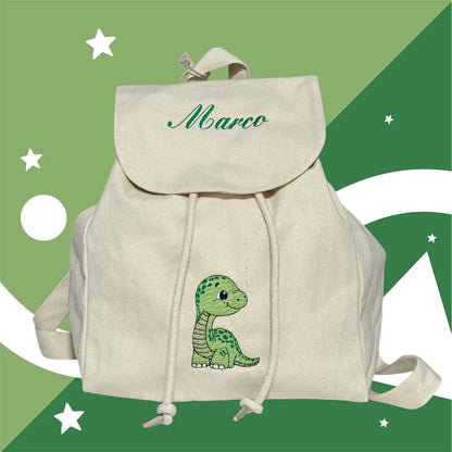 Zainetto Bimbo in Cotone 100% Organico Personalizzato