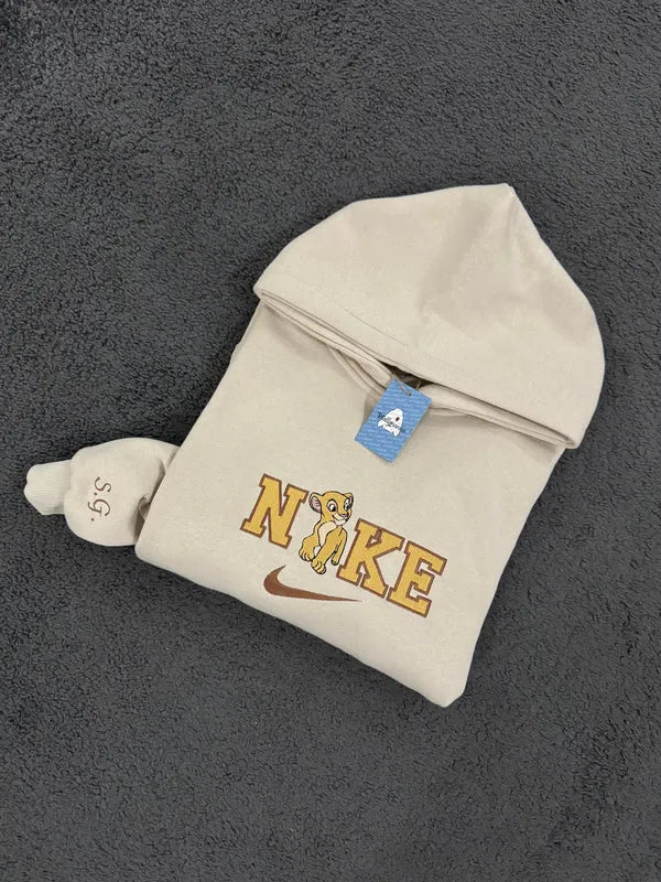 Felpa Personalizzata con Scritta N*ke e Personaggio