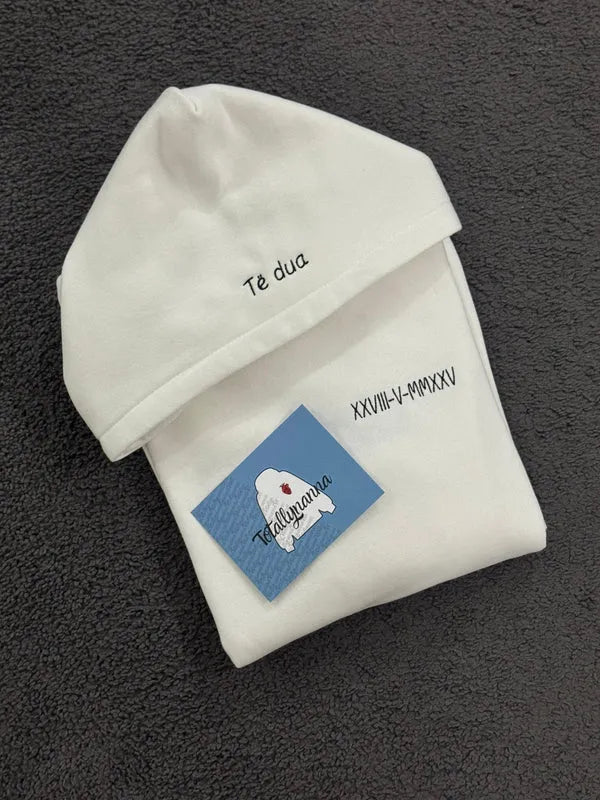 Felpa Personalizzata con Data in Numeri Romani