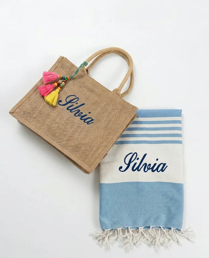 Kit Mare Personalizzato – Borsa Mare e Telo Coordinato