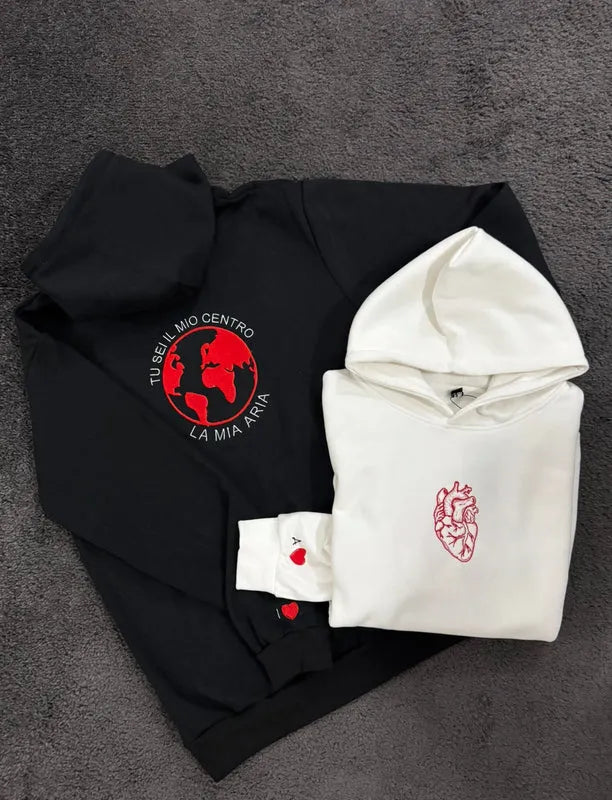 Felpa Personalizzata con Cuore Anatomico