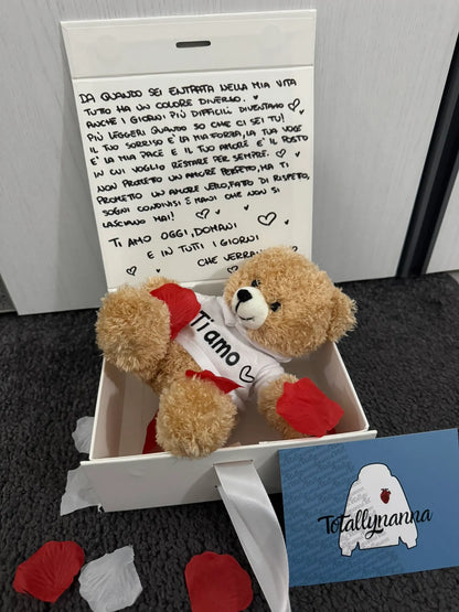 Peluche Teddy con Felpa Personalizzata