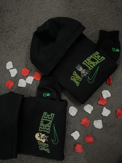 Felpa Personalizzata con Scritta N*ke e Personaggio