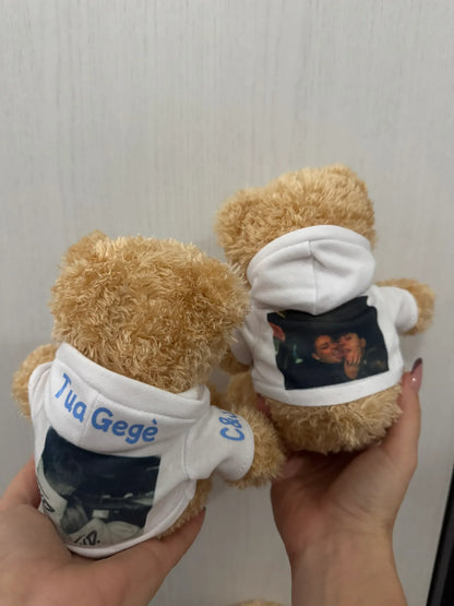 Peluche Teddy con Felpa Personalizzata
