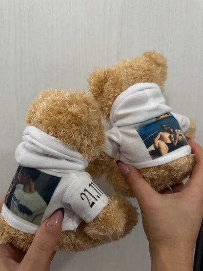 Peluche Teddy con Felpa Personalizzata