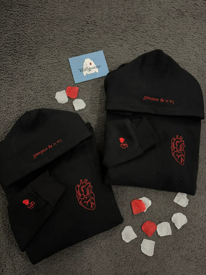 Felpa Personalizzata con Cuore Anatomico
