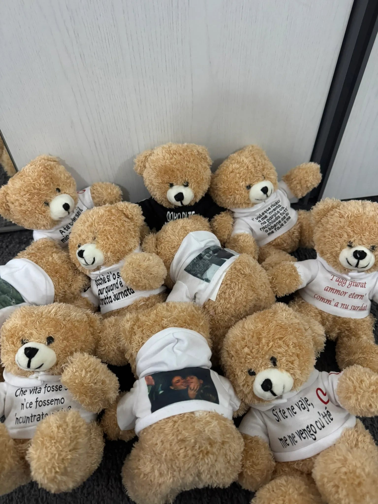 Peluche Teddy con Felpa Personalizzata