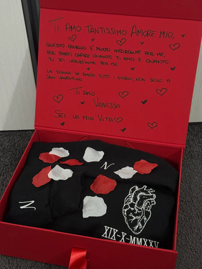 Felpa Personalizzata con Cuore Anatomico