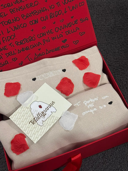 Felpa Personalizzata con Dedica Scritta a Mano