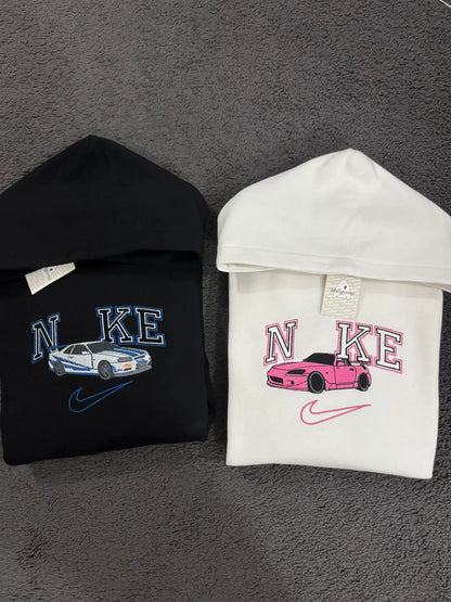 Felpa Personalizzata con Scritta N*ke e Personaggio