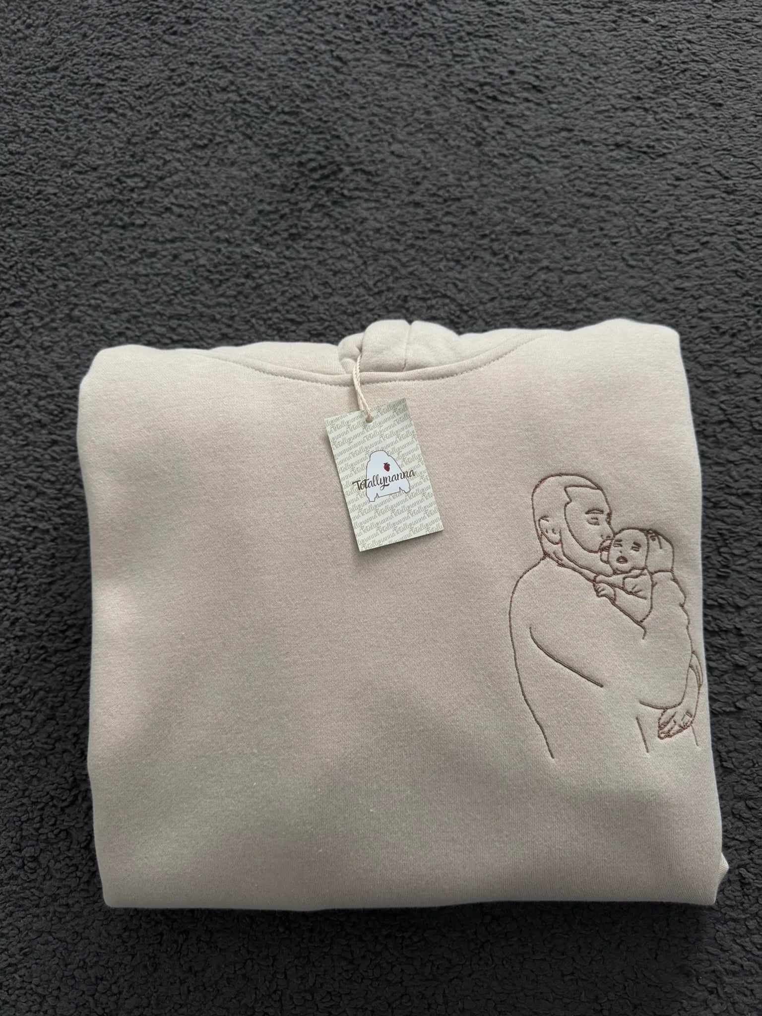 Felpa Personalizzata con Foto Stilizzata Papà