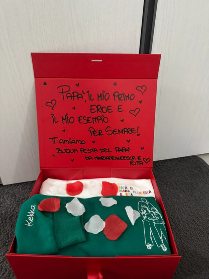 Felpa Personalizzata con Foto Stilizzata Papà