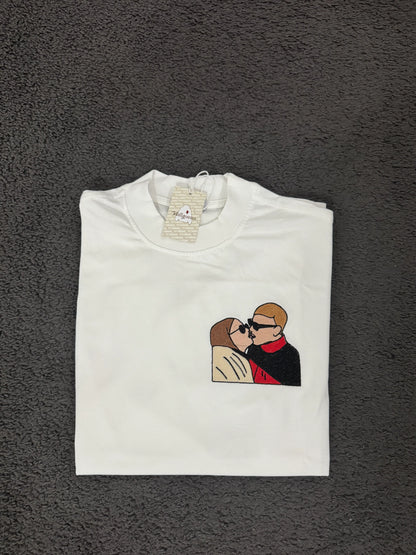 T-shirt Personalizzata con Foto a Colori Coppia