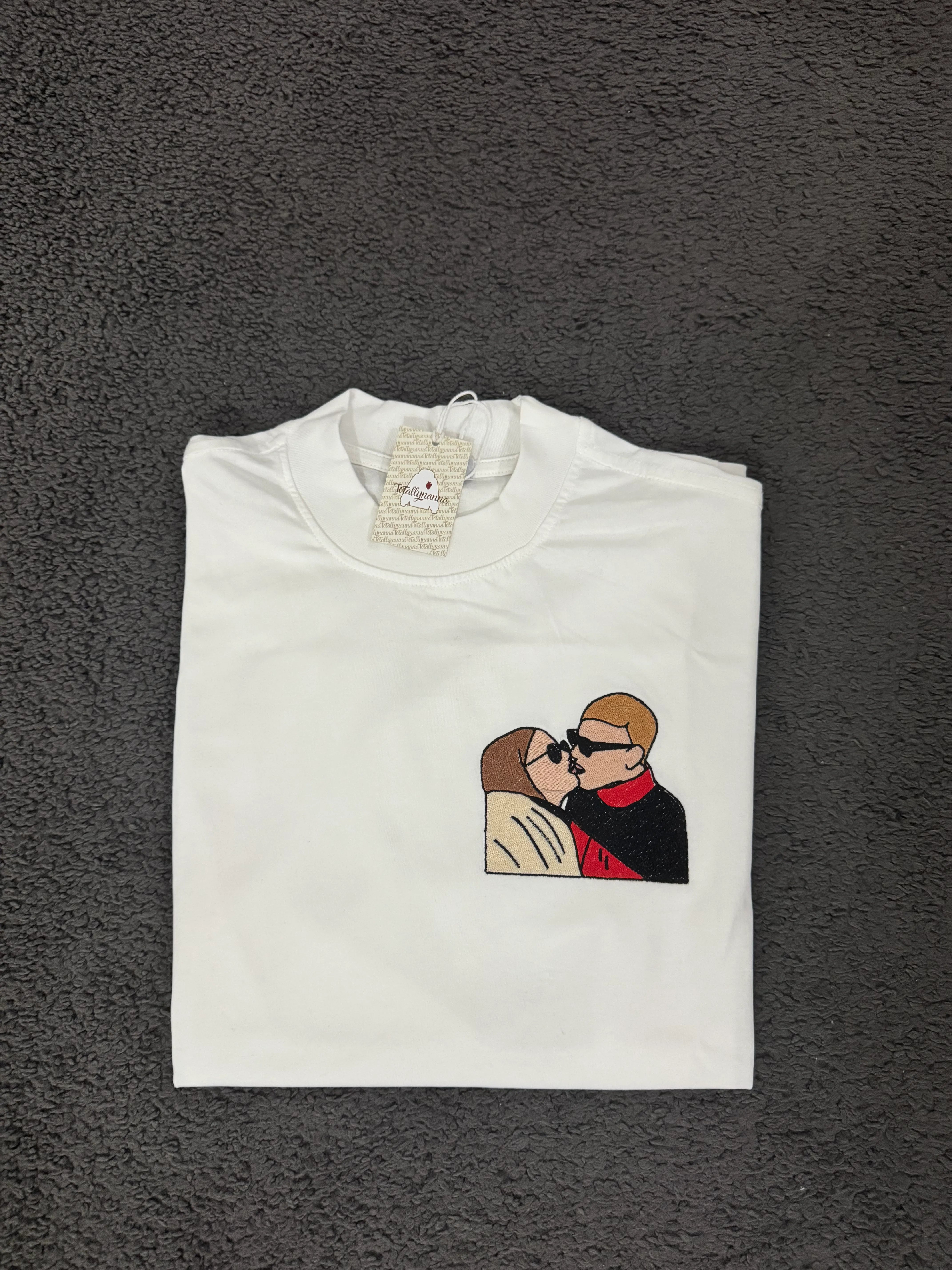 T-shirt Personalizzata con Foto a Colori Coppia
