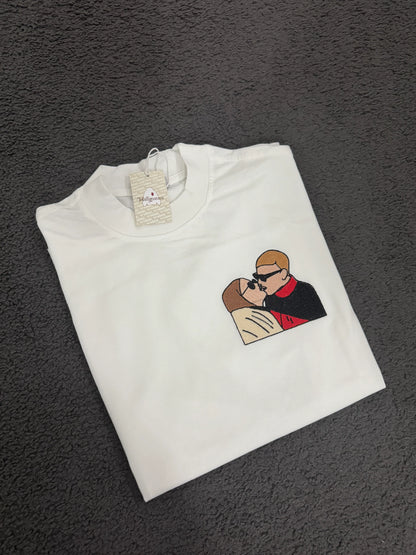 T-shirt Personalizzata con Foto a Colori Coppia