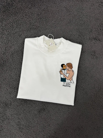 T-shirt Personalizzata con Foto a Colori Mamma