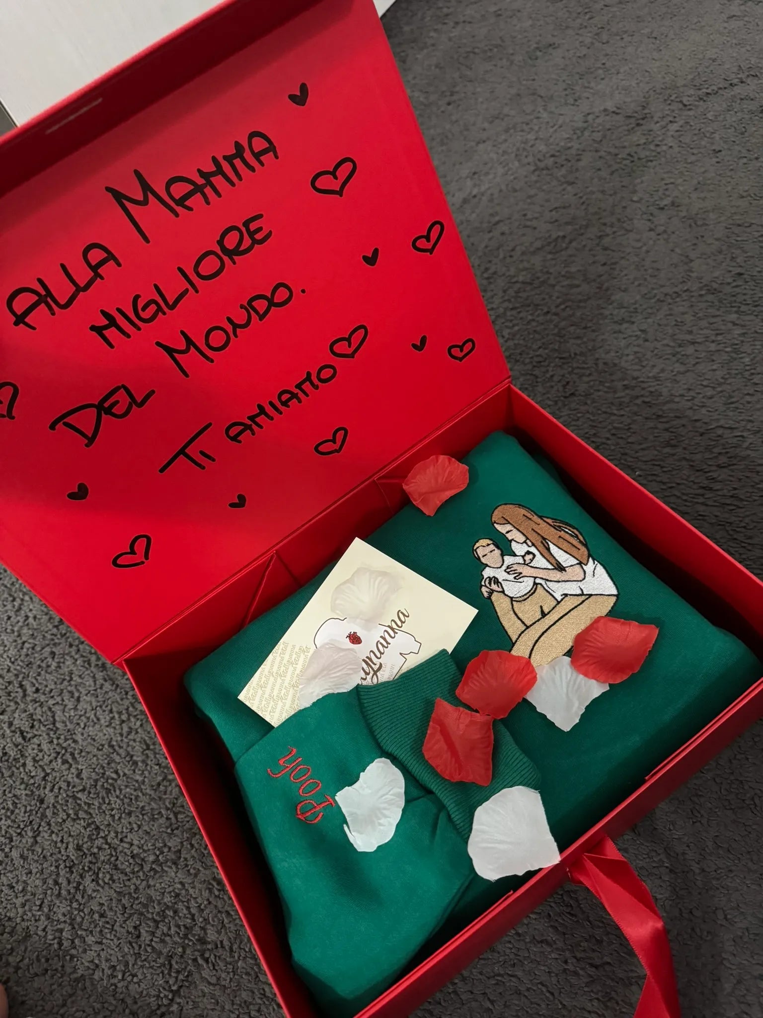 Felpa Personalizzata con Foto a Colori Mamma