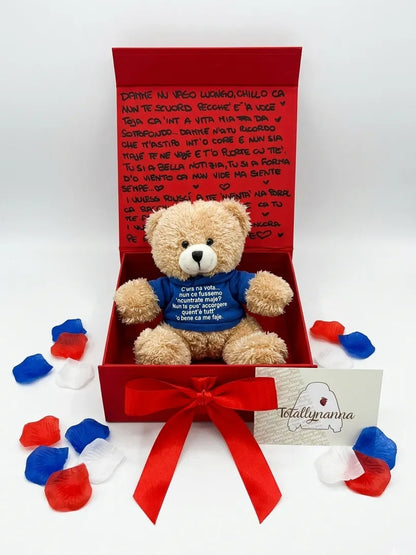 Peluche Teddy con Felpa Personalizzata