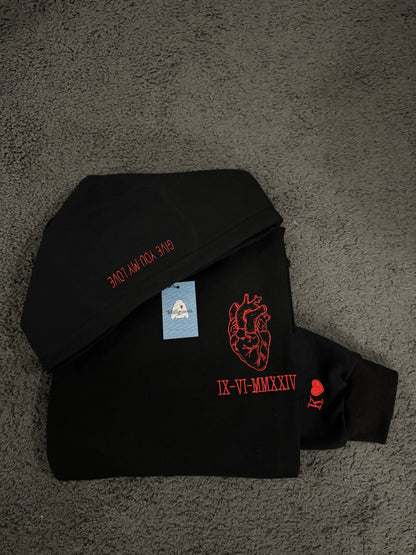 Felpa Personalizzata con Cuore Anatomico