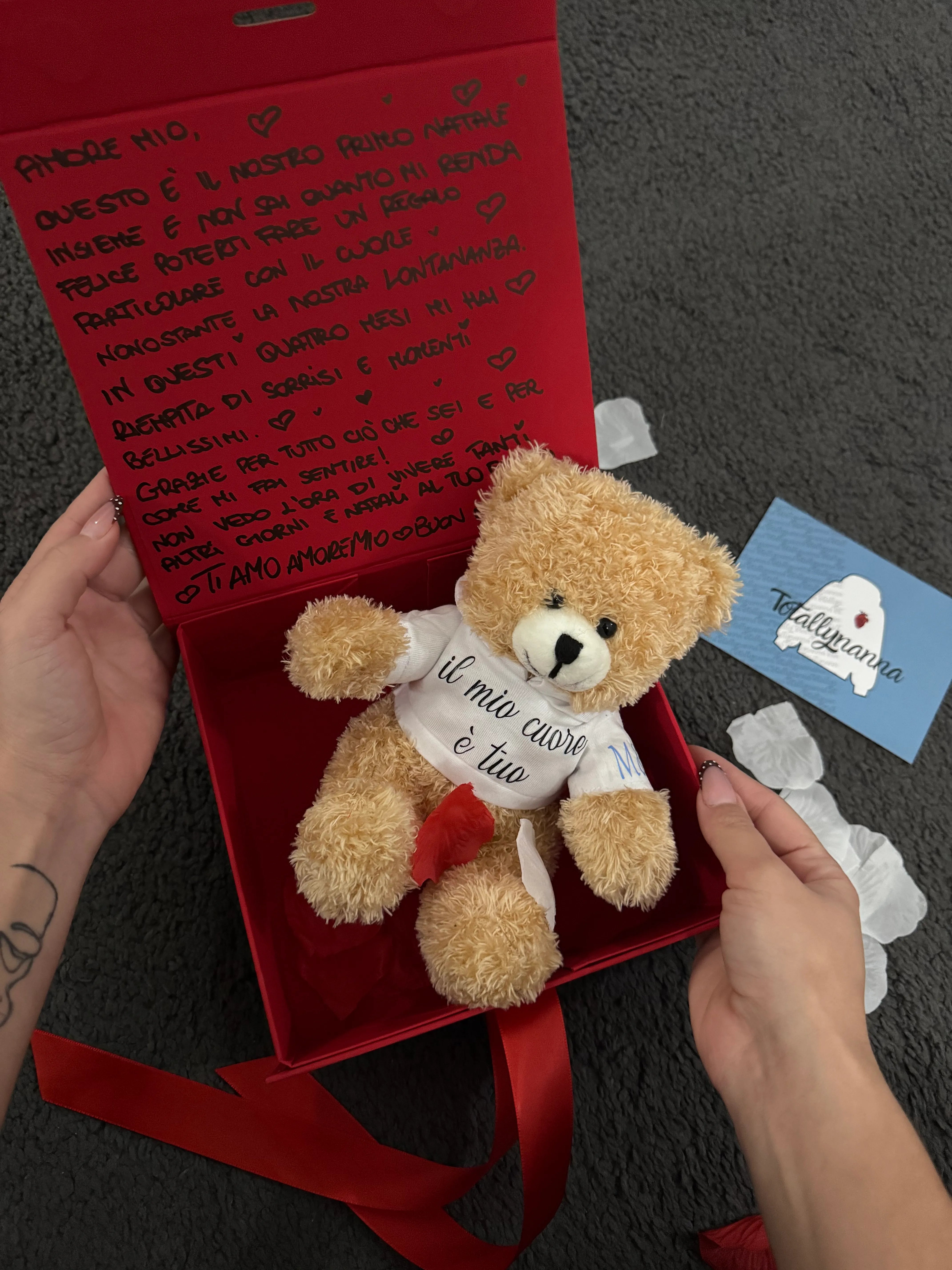 Peluche Teddy con Felpa Personalizzata